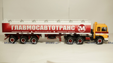 Маз 6422 с полуприцепом АМП-22,6 Молоковоз, TruckTyr 1:43