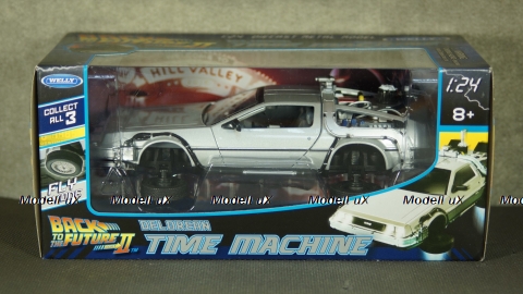 DeLorean Back to the Future II Flying Wheel Version, WEL22441FV, Welly 1:24 