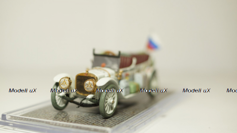 Руссо Балт тип С, 3-я серия, шасси №14 автопробег С-Петербург - Рим 1910г, Студия Колесо 1:43