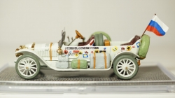 Руссо Балт тип С, 3-я серия, шасси №14 автопробег С-Петербург - Рим 1910г, Студия Колесо 1:43