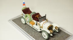 Руссо Балт тип С, 3-я серия, шасси №14 автопробег С-Петербург - Рим 1910г, Студия Колесо 1:43