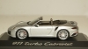 Porsche 911 (991/II) Turbo Cabriolet 2016 silver, Herpa 1:43