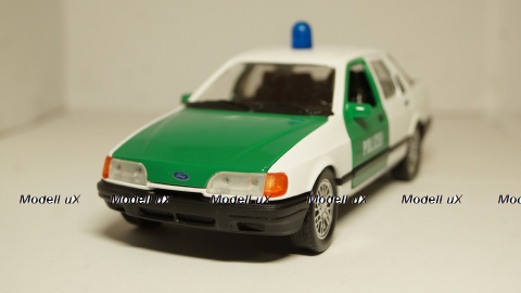 Ford Sierra Sapphire police green /white, Schabak 1:24