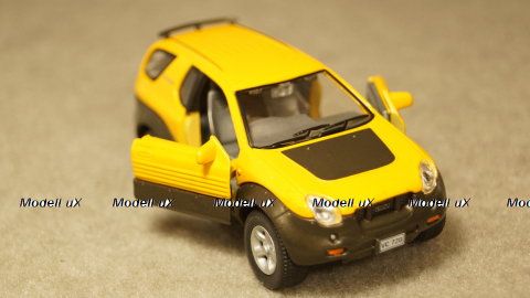 Набор: BMW X5 E53 light green + Isuzu VehiCross yellow, Cararama 1:43
