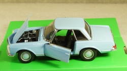 Mercedes 230 SL (W113) light blue, Welly 1:24