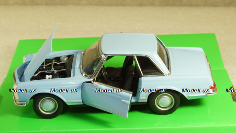 Mercedes 230 SL (W113) light blue, Welly 1:24
