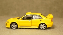 Mitsubishi lancer Evolution VI WRC Yellow, Cararama 1:43