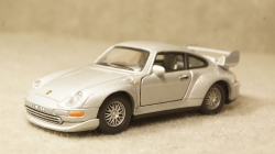 Porsche 911 GT2 silver, Cararama 1:43