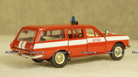 Газ-2402 Штабной пожарный автомобиль, SM_models 1:43 