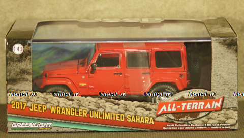 Jeep Wrangler Unlimited MOAB 2013 red, Greenlight 1:43