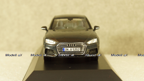 Audi A5 Coupe 2016 dark grey, Spark 1:43