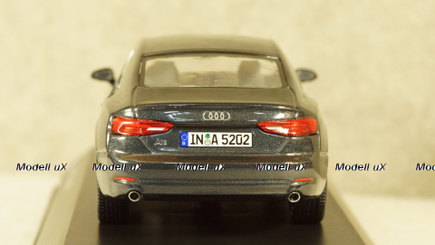 Audi A5 Coupe 2016 dark grey, Spark 1:43