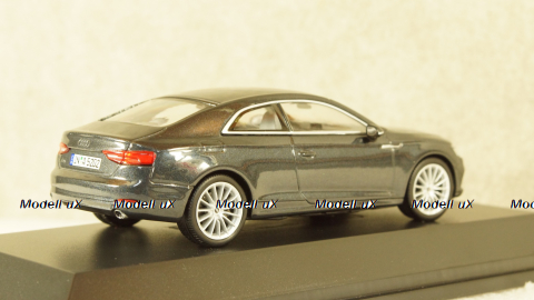 Audi A5 Coupe 2016 dark grey, Spark 1:43