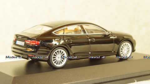 Audi A5 Sportback 2017 black, Spark 1:43