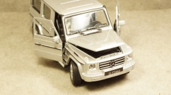 Mercedes G500 silver, Welly 1:24