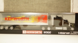 Kenworth W900 black/silver, New Ray 1:43