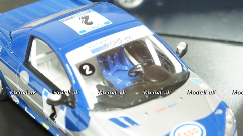 Peugeot 206 CC Esso Sport Saison 2002, Norev 1:43