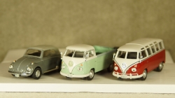 Volkswagen Classic set of 3, Cararama 1:43