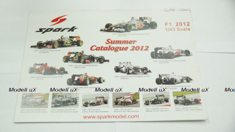 Каталог Spark F1 2012