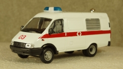 ГАЗ-32214 Газель Медицинская, Агат 1:43 