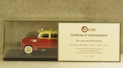 Chevrolet 3100 Suburban Maroon & Cream 1951, EMUS43085A, ESVAL Model 1:43