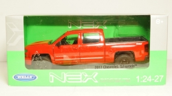 Chevrolet Silverado red, Welly 1:24