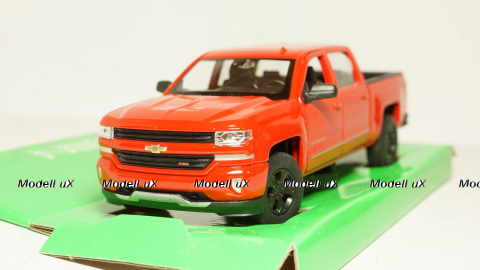 Chevrolet Silverado red, Welly 1:24