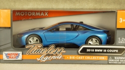 BMW i8 Metallic Blue 79359, MotorMax 1:24
