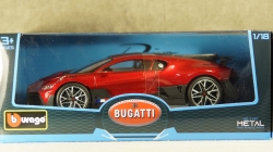 Bugatti Divo red/carbon 2019, 18-11045, Burago 1:18