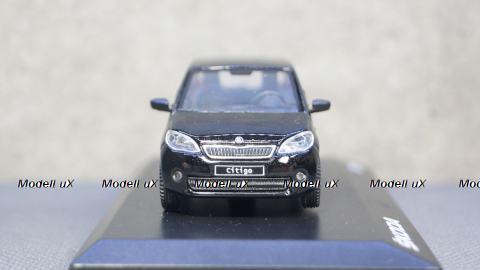 Skoda Citigo metallic-black 3 doors, ABR143AB-021DA, Abrex 1:43