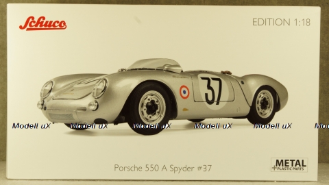 Porsche 550 Spyder #37 24h Le Mans 1955, 450033400, Schuco 1:18 