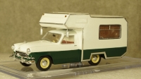 Газ-21 кемпинг, первая серия бело/зеленый, Алник43 1:43