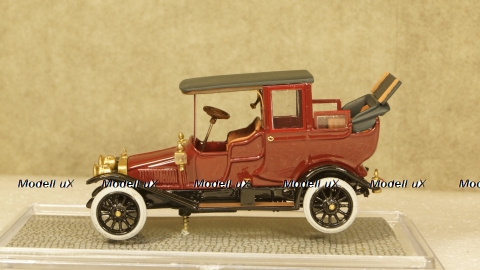 Руссо-Балт С 24-35 Ландоле 1912 г. темно-красный, Студия Колесо 1:43