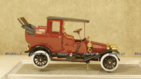 Руссо-Балт С 24-35 Ландоле 1912 г. темно-красный, Студия Колесо 1:43