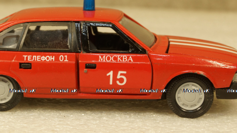 Москвич 2141 Пожарный, Агат 1:43 
