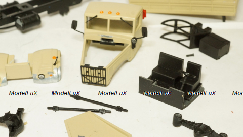 Краз 255 борт, песочный, на запчасти, Саратов 1:43