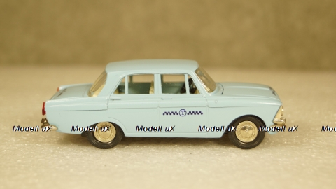 Москвич 408 Такси голубой, Тантал/Радон 1:43 