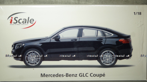 Mercedes GLC Coupe (C253) 2018 black, IScale 1:18