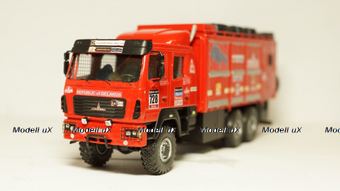 МАЗ 63028, Дакар техничка №728 2018, АвтоБюро 1:43 