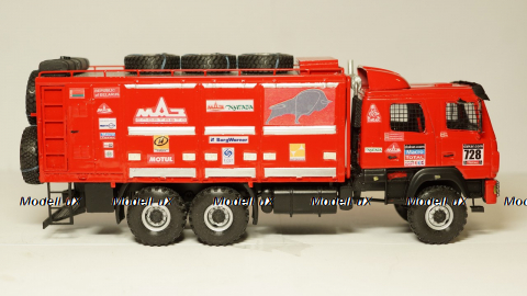 МАЗ 63028, Дакар техничка №728 2018, АвтоБюро 1:43 