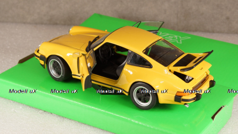 Porsche 911 Turbo 3.0 yellow, 24043, Welly 1:24