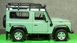 Land Rover Defender зеленый/белый, Welly 1:24