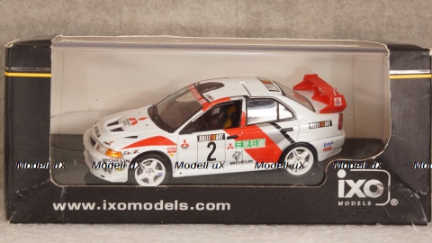 Mitsubishi Lancer Evo V #2 Champions Meeting 1998 Burns, Ralliart, RAM524, IXO 1:43
