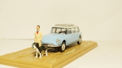Citroen ID 19 Break vet lightblue/creme, Atlas 1:43