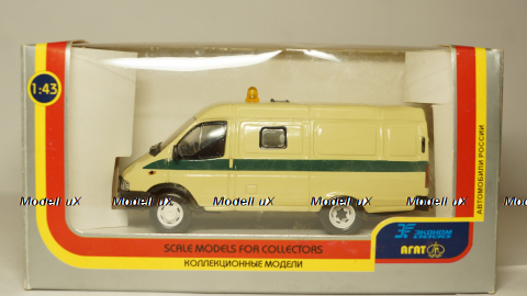 Газ 3221 Газель Инкассаторская, Агат 1:43