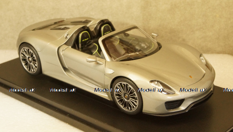Porsche 918 Spyder 2011 silver, 18051, Welly 1:18
