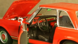 Mercedes 230 SL (W113) 1963 Red, 24093, Welly 1:24