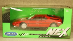 BMW M1 red, 24098, Welly 1:24