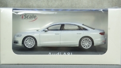 Audi A8L white, IScale 1:43