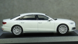 Audi A8L white, IScale 1:43